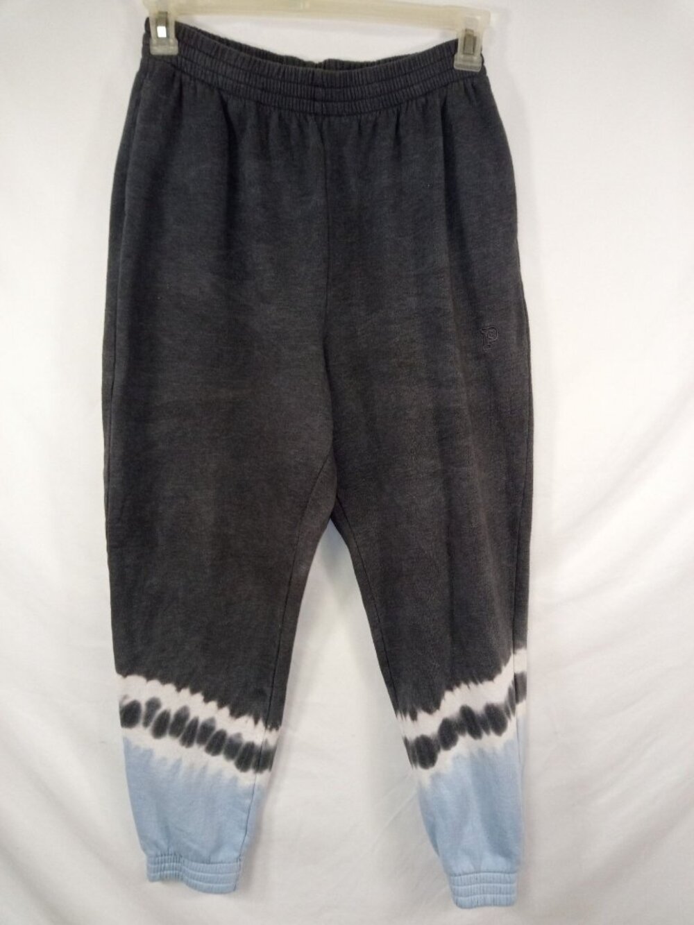 PINK by Victoria's Secret Women's Gray + Blue Joggers Sz. M